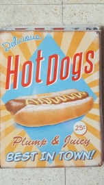 Metaalplaat Hotdogs