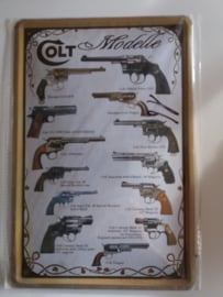 Metaalplaat Colt Modelle