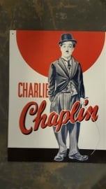 Metaalplaat Charlie Chaplin