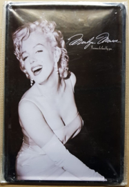 Metaalplaat Marilyn Monroe