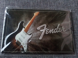 Metaalplaat gitaar Fender