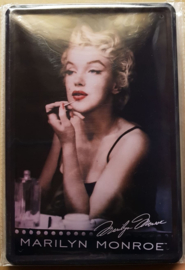 Metaalplaat Marilyn Monroe