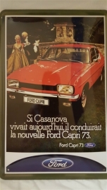 Metaalplaat Ford Capri 73