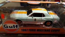 Schaalmodel 1967 Ford Mustang Coupé (Gulf) 1/18