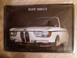 Metaalplaat BMW 2000 CS