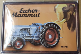 Metaalplaat Eicher Mammut 45PS