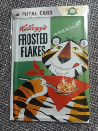 Metalen Postkaart Kellogg's Frosted Flakes
