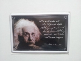 Metaalplaat Einstein
