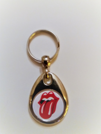 Sleutelhanger The Rolling Stones met winkelkar muntje