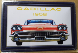 Metaalplaat Cadillac 1958