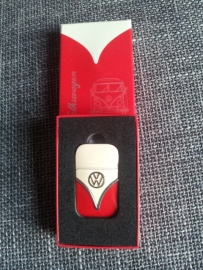Aansteker VW creme/rood, USB