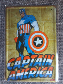 Metaalplaat Captain America