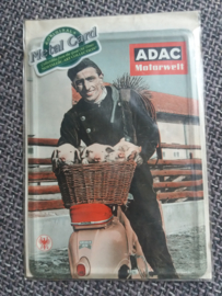 Metalen postkaart ADAC