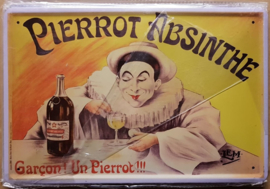 Metaalplaat Pierrot Absinthe