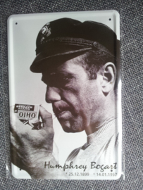 Metaalplaat Humphrey Bogart