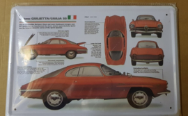 Metaalplaat Alfa Romeo Giulietta