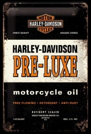 Metaalplaat Harley Davidson Pre-Luxe