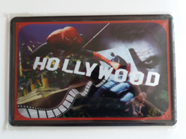 Metaalplaat Hollywood