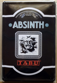 Metaalplaat Absinthe Tabu