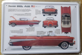 Metaalplaat Chevrolet Bel Air