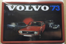 Metaalplaat Volvo '73
