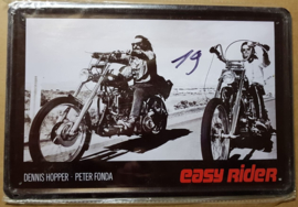Metaalplaat moto algemeen: Easy Rider 20 x 30 cm