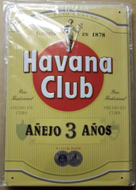 Metaalplaat Havana Club