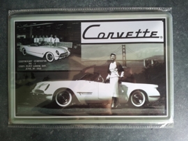 Metaalplaat Chevrolet Corvette