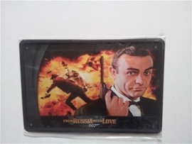 Metaalplaat James Bond: From Russia with Love