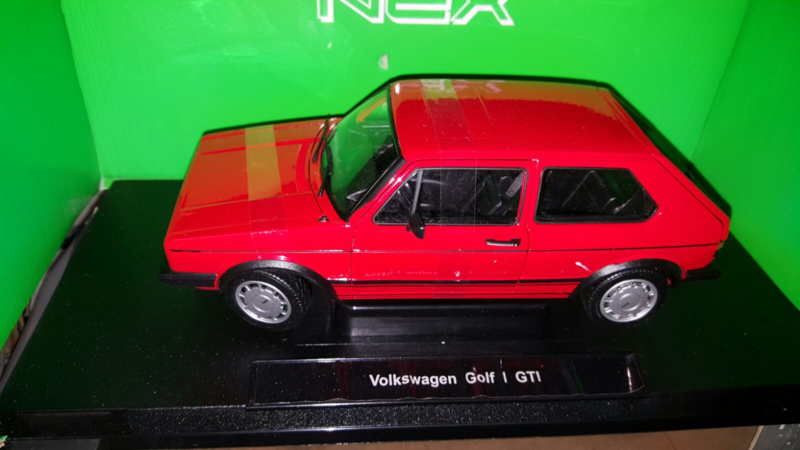 Transparant slinger leveren Schaalmodel Volkswagen Golf 1 GTI 1/18 | Volkswagen | Smetjes Nostalgie Shop