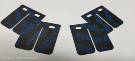 CARBON Membraanplaatjes BMP membraan 0,30 mm