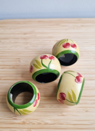 Servetringen hout 4 stuks