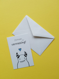 Liefmonster Cadeaukaartje Verrassing