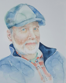 Portret in aquarel