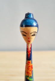 Poppetje handbeschilderd