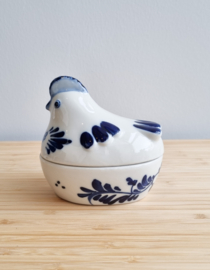 Delfts Blauw doosje, kip