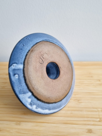 Kandelaar keramiek blauw