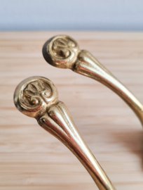 Haken messing 2 stuks