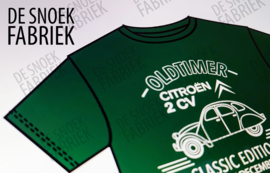 kado T-shirt oldtimer 2CV eend