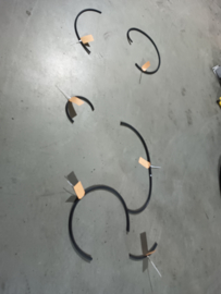 Brandstofslangen multipoint injectie (complete set zonder metalen leidingen)