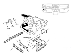 Alles wat in de cabine van de auto zit