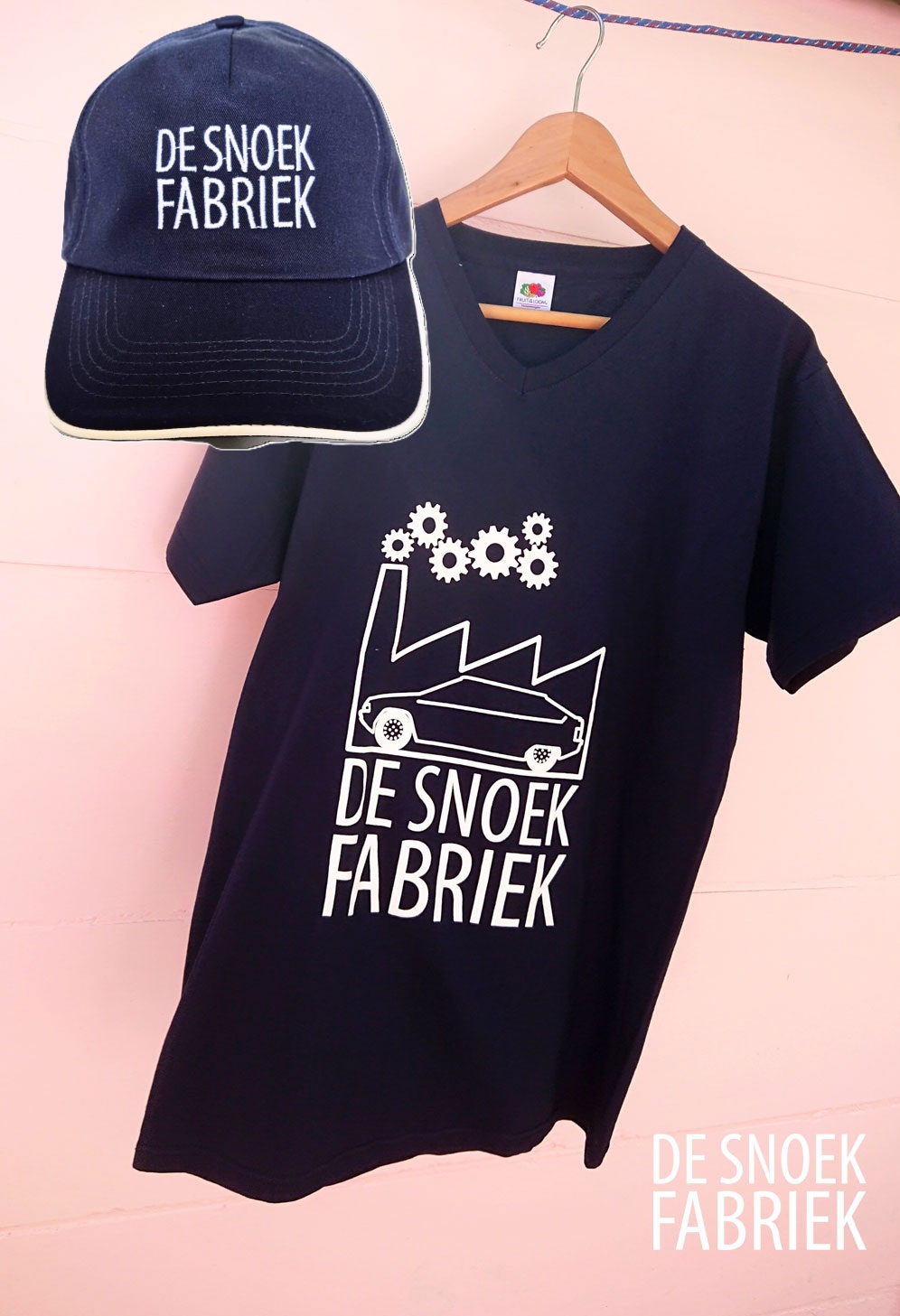 T-shirt "de snoekfabriek versie BX" met PET