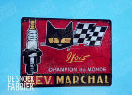Citroen MARCHAL retro metalen bord