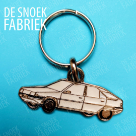 Citroen sleutelhanger BX WIT