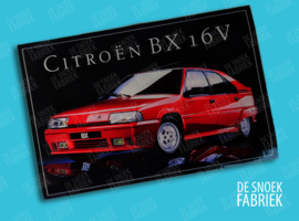 Citroen bx 16 v foto sticker NOS vintage