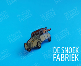 CITROËN 2CV pin vintage met pinupbenen