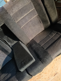 Complete set interieur bx 16v streep grijs zwart velours