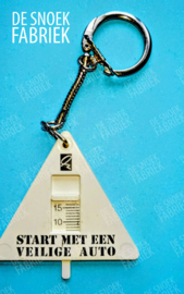 verkeersbord sleutelhanger profielmeter banden
