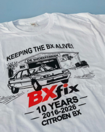 T-shirt Keeping the BX alive! 10 jaar De Snoekfabriek BXfix
