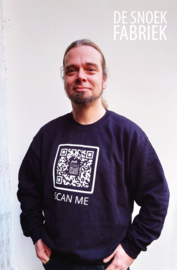 sweater QR code De Snoekfabriek